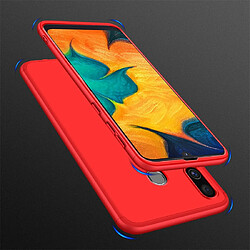 Wewoo Coque Rigide Étui pour PC à couverture intégrale à trois étages Galaxy A20 / A30 rouge