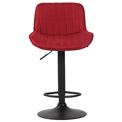 Non Tabouret de bar Lentini tissu noir