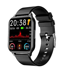 Chrono Montre Connectée Femmes Homme Fitness Tracker étanche IP68 Smartwatch 1.7 "Montre Plein écran Hommes Femmes Fitness activité Tracker, Poignet Moniteur de Fréquence Cardiaque Podomètre(noir)