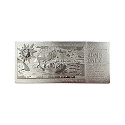 Fanattik Les Dents de la Mer - Réplique Regatta Ticket Limited Edition (plaqué argent)