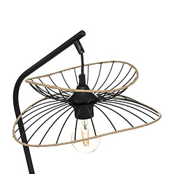 Atmosphera, Createur D'Interieur Lampe arc Alara H50cm Noir - ATMOSPHERA