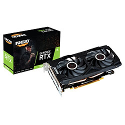 Inno 3D GeForce RTX 2060 Twin X2 Carte Graphique 6Go RAM GDDR6 7000MHz HDMI Noir