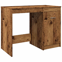 vidaXL Bureau vieux bois 100x50x76 cm bois d'ingénierie