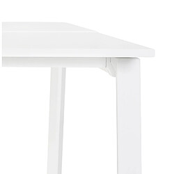 Alterego Table de réunion / bureau bench 'AMADEUS SQUARE' blanc - 140x140 cm pas cher