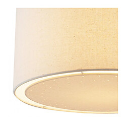 Luminaire Center Suspension Edward Crème 1 ampoule 20cm