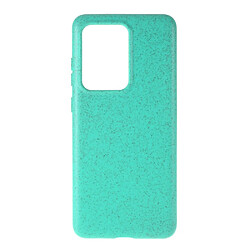 Coque en TPU paille de blé mate souple cyan pour votre Samsung Galaxy S20 Ultra