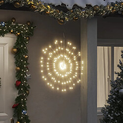 vidaXL Étoile rayonnante de Noël 140 LED 4 pcs blanc chaud 17 cm