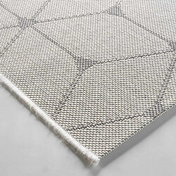 Paris Prix Tapis Tissé Déco Hexagon 160x230cm Beige