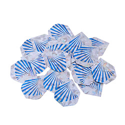 Avis 20pcs professionnels dart vols en plastique queue aile protecteurs de fléchettes type b