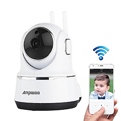 Wewoo Anpwoo Guardian Caméra IP CMOS HD WiFi 2.0MP 1080P 1/3 pouce, Détection de mouvement / Vision nocturne (Blanc)