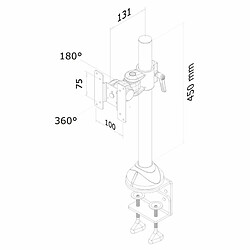 Avis Support de table d'écran Neomounts FPMA-D965