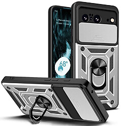 Htdmobiles Coque pour Google Pixel 8 5G - housse etui rigide anti choc + verre trempe - GRIS