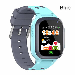 Q16 Waterproof Children Watch Gps Positioning Sim Card Smart Watch With Breathing Light Usb App Phone Watch Blue