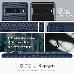 Spigen Sgp Spigen Liquid Air Coque Compatible avec Google Pixel 7 Pro - Bleu Marin