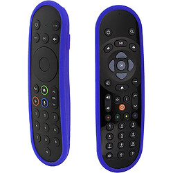 SANAG Housse Coque En Silicone Pour Sky Q Toucher/Ne Pas Toucher Telecommande, Antiderapage, Antisismique, Lavable, Etui De Protection Pour Sky Glass/Sky Stream Tv Telecommande(Bleu)