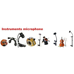 Universal Revers professionnels Violon Condenseur Microphone Instruments de musique Micromagnétisme pour système sans fil Shure XLR mini émetteur à 4 broches | Logiciel microphone pour fenêtres | Microphone Sacco Consommation Kit écran tactile pas cher