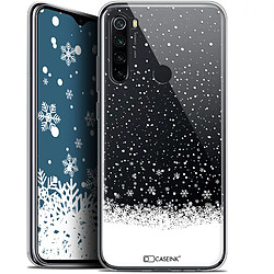 Caseink Coque Pour Xiaomi Redmi Note 8 (6.3 ) [Gel HD Collection Noël 2017 Design Flocons de Neige - Souple - Ultra Fin - Imprimé en France]