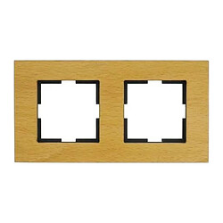 VIKO Plaque de finition bois massif hêtre 2 postes 84x159x10mm