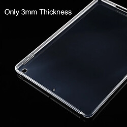 Wewoo Housse Étui Coque Pour iPad 10.2 3mm Transparent TPU Soft de protection pas cher