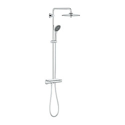 GROHE Colonne de douche robinet thermostatique Vitalio Joy 260, 50% d'économie d'eau et d'énergie, douchette 3 jets, 264