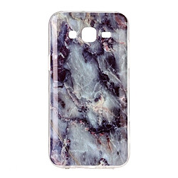 Wewoo Coque marron pour Samsung Galaxy J5 / J500 Marbling Motif TPU Tactile Étui Arrière