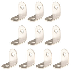 10pcs attaches d'angle en acier epaissi angle droit 25x25x16mm pas cher