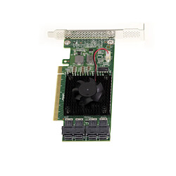 Avis Kalea-Informatique Carte PCIe 3.0 16x pour 4 SSD U.2 NVMe (U2 NGFF) ou 4 ports PCIe x4. Multi Host Switch Card. CHIPSET PLX PEX 8747 128Gb/s