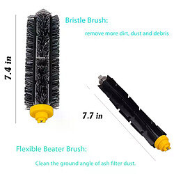 Brosse principale pour IRobot Roomba 600 620 630 650 660, accessoires de remplacement, brosse principale latérale, filtre