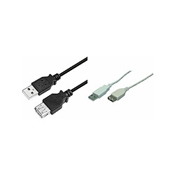 LogiLink Rallonge USB 2.0, 2,0 m, noir ()