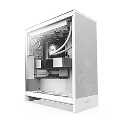 Boîtier ATX semi-tour NZXT H7 Flow Midi Blanc