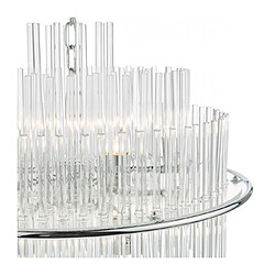 Avis Luminaire Center Suspension Lukas Chrome poli,verre 13 ampoules 48cm