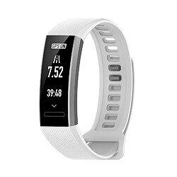 Bracelet de montre de remplacement compatible avec Huawei 2 pro / band2 / ERS-B19 / ERS-B29 Blanc