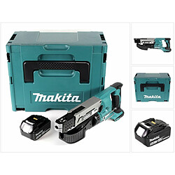 Makita DFR 550 T1J Visseuse automatique sans fil 18V - 25 - 55mm + 1x Batterie 5,0 Ah + Makpac - sans chargeur