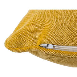 Atmosphera, Createur D'Interieur Coussin Lilou 30 x 50 cm - Jaune ocre - Atmosphera