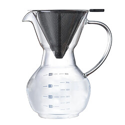 Verser Sur La Cafetière En Verre Cafetière Goutte à Goutte Bouilloire à Café Outil De Préparation De Café 600 Ml