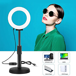 Yonis Ring Light LED USB Portable Pour Selfie pas cher