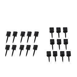 20 Pcs En Plastique Tir à L'Arc Papier Cible Épingles Nail Fournitures Cible Visage Broches Noir