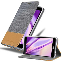 Cadorabo Coque LG X POWER Etui en Gris