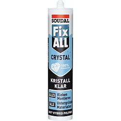 Soudal Fix ALL CRYSTAL 290ml cristal clair (Par 12)