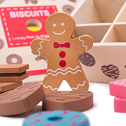 Bigjigs Toys Boîte de Biscuits en Bois