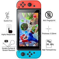 Verre Trempe pour Nintendo Switch [Pack de 2] Film Protection Resistant Vitre Protecteur Anti Rayure [Phonillico®]