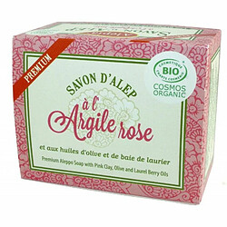 Alepia Savon d'Alep Premium BIO à l'Argile Rose 