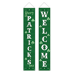 Heureux Irlandais St Patricks Day Décorations Bannière Porche Inscrivez Décor Home Partie Porte Mur Arbre Party Favor Ornement Accessoires