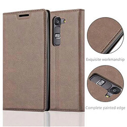 Avis Cadorabo Coque LG G4C / G4 MINI / MAGNA Etui en Brun