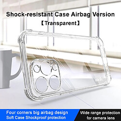 Coque en TPU IMAK coin renforcé pour airbag pour votre iPhone 14 Pro Max - transparent