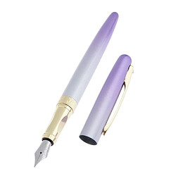 Avis Couleur de dégradé Stylo à plume encre de plume Stylo à grosse pointe 0,5 mm de dégradé violet