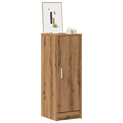 vidaXL Armoire à chaussures chêne artisanal 32x35x92cm bois ingénierie