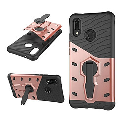 Wewoo Coque renforcée or rose pour Huawei P20 lite, avec Titulaire 360 Degrés Spin Armure TPU + PC Case