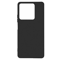 Avizar Coque pour Xiami Redmi Note 13 5G Silicone Souple Revêtement Fin Noir