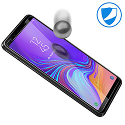 Avizar Film Samsung Galaxy A7 2018 Protection écran Verre trempé 9H 0.33 mm Transparent pas cher